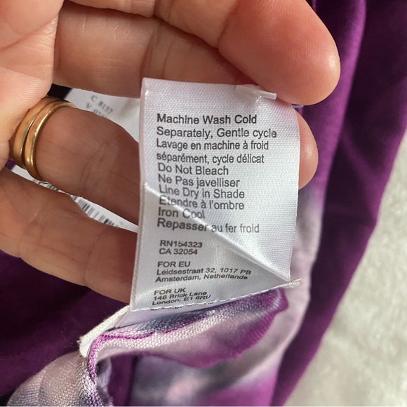 Free People Purple tie dye Kimono - Picture 12 of 12